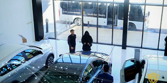 طلبة الجرافيكس بجامعة الجيل الجديد في زيارة ميدانية لوكالة "لادا"