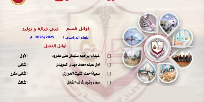 أداء متميز ومستقبل واعد…كلية الآفاق تهنئ أوائل المستوى الثاني في تخصصاتها المختلفة